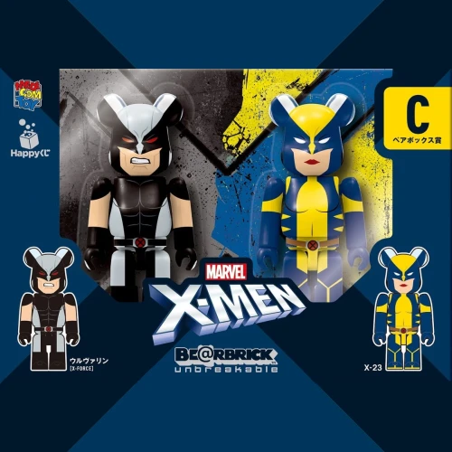 [ウルヴァリン（X-FORCE）] & [X23] BE@RBRICK 100％ set
