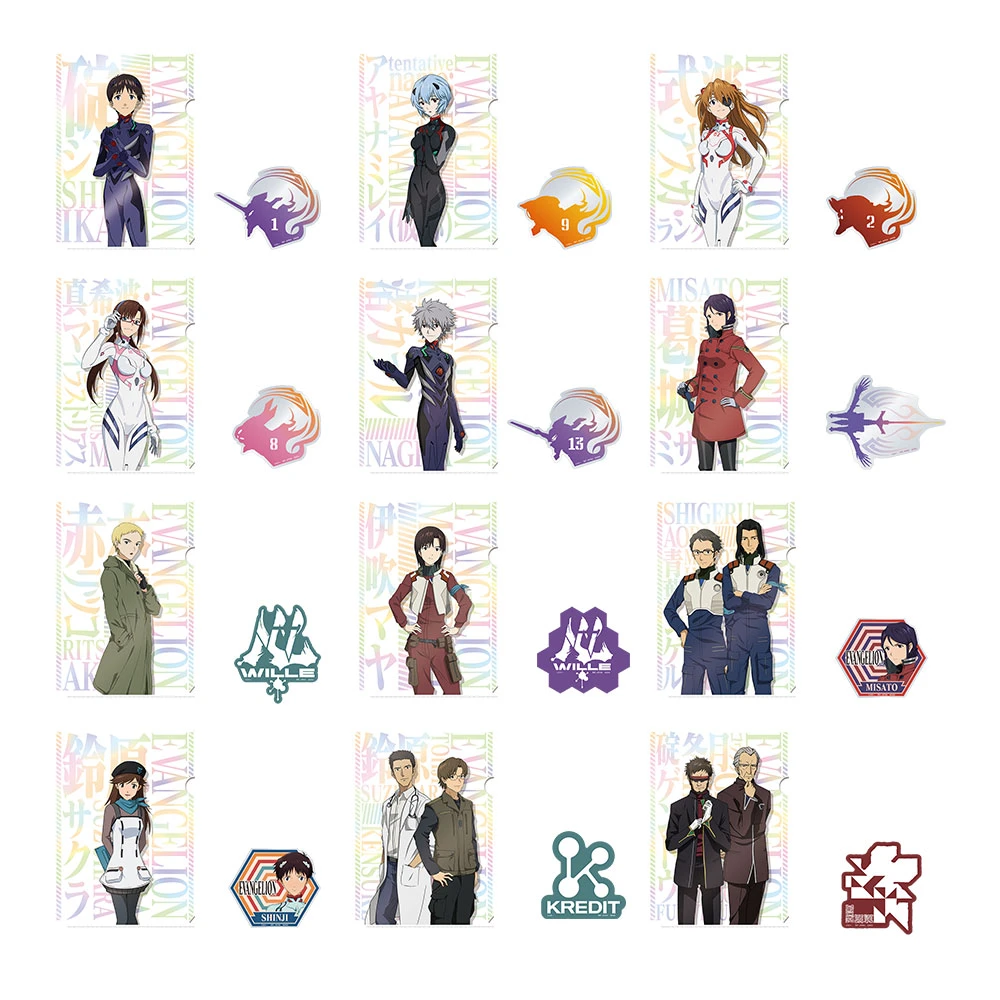 EVA 資料夾&貼紙組
