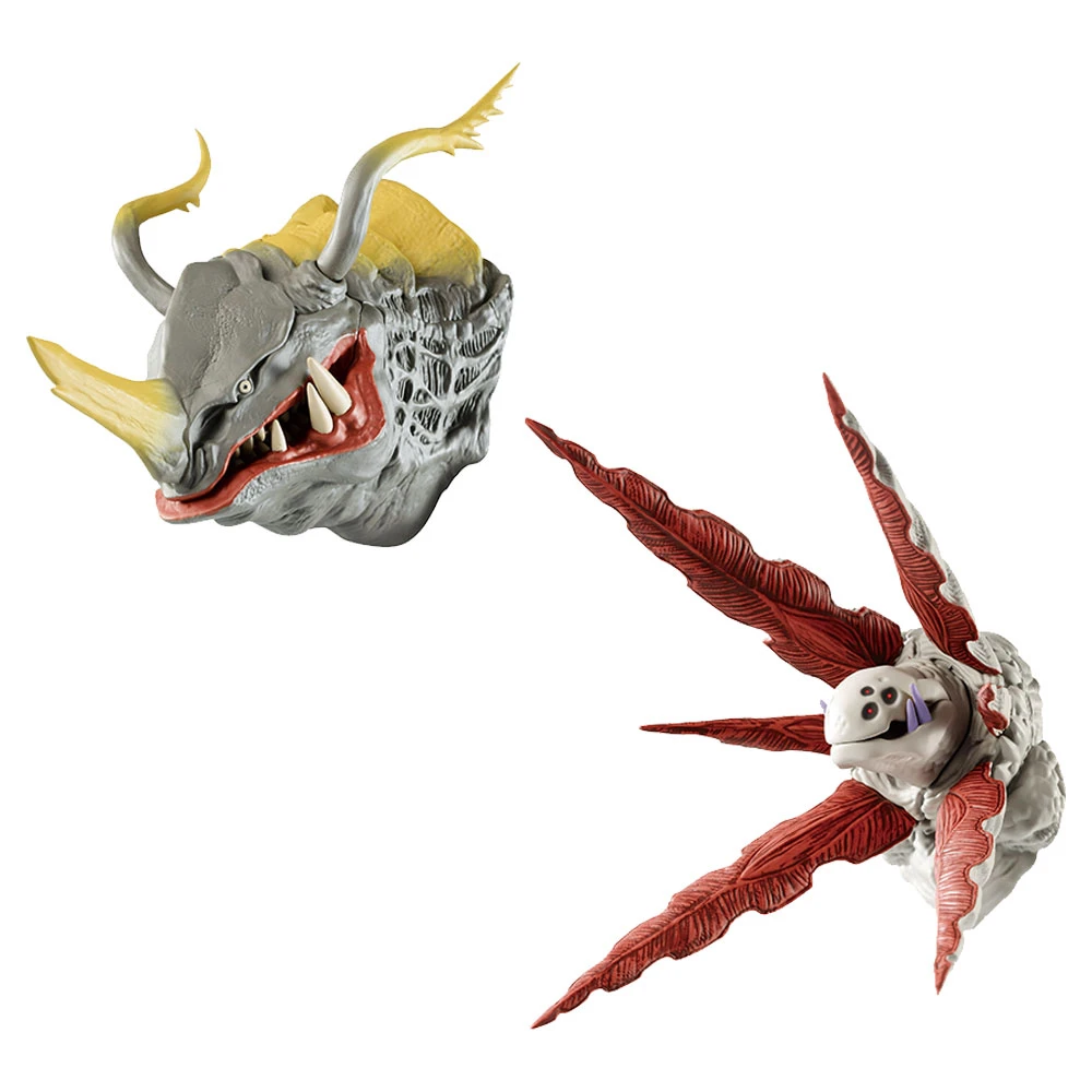 尼隆加／加勃拉 怪獸頭雕磁鐵 約6cm