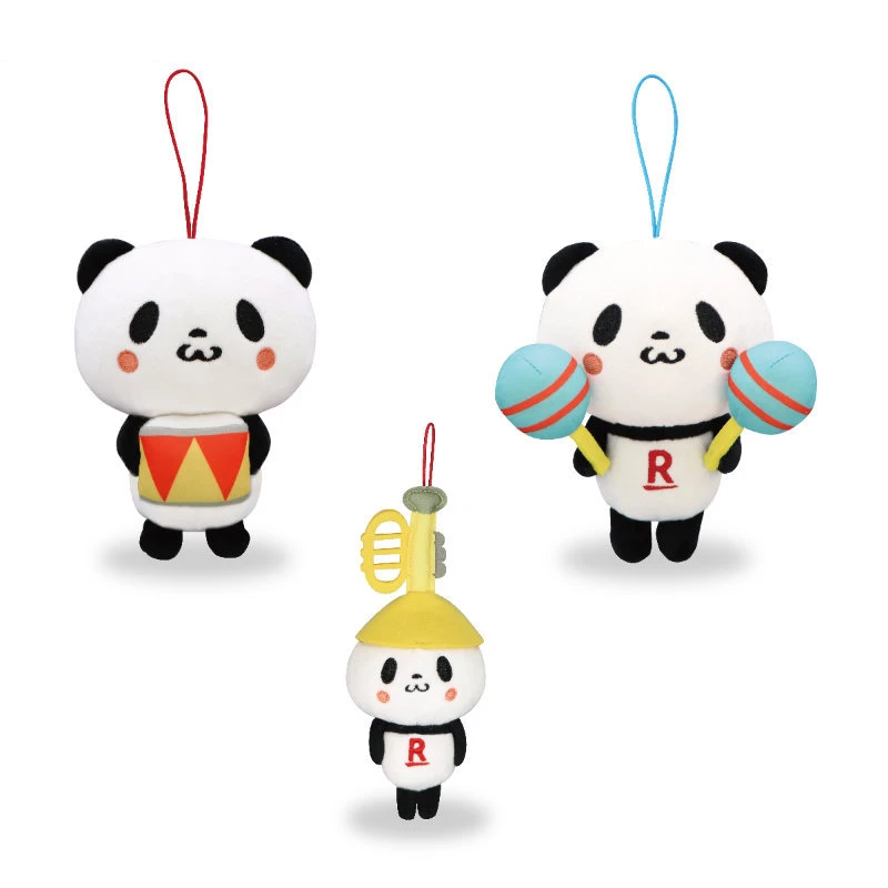 熊貓音樂隊 布偶吊飾 高15cm