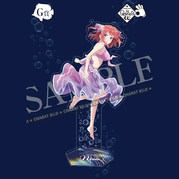 中野二乃 Aqua fantasia 立牌 約12×19cm