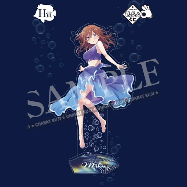 中野三玖 Aqua fantasia 立牌 約12×19cm