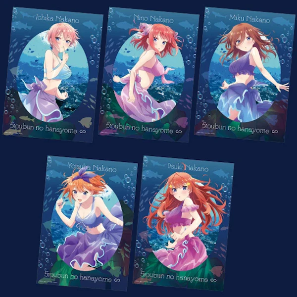 五等分的花嫁 A3壓克力海報 約29.7x42cm (原K-O賞)