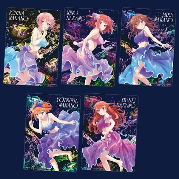 五等分的花嫁 Aqua fantasia 小卡 約12×18cm (原P賞)