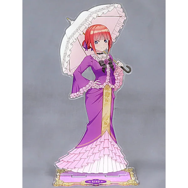 中野二乃立牌 約26cm +隨機徽章乙枚 