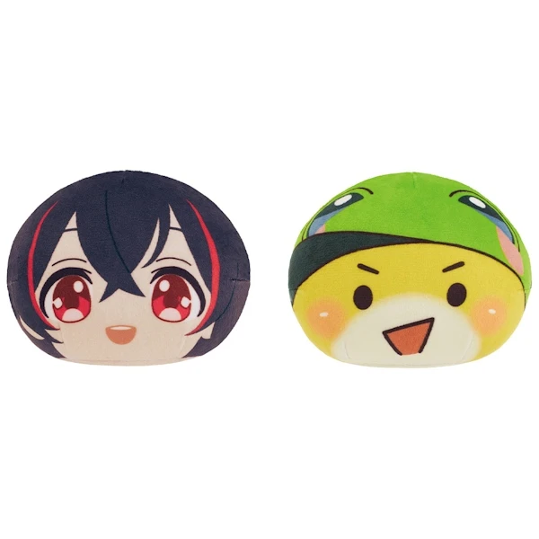ゆあんくん(Yuankun) & シヴァ(Siva) 早安／晚安雙面 團子娃娃套組 約13cm