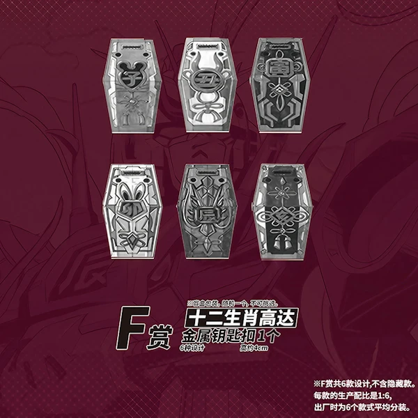 機動戰士盾牌 金屬鑰匙圈 約4cm