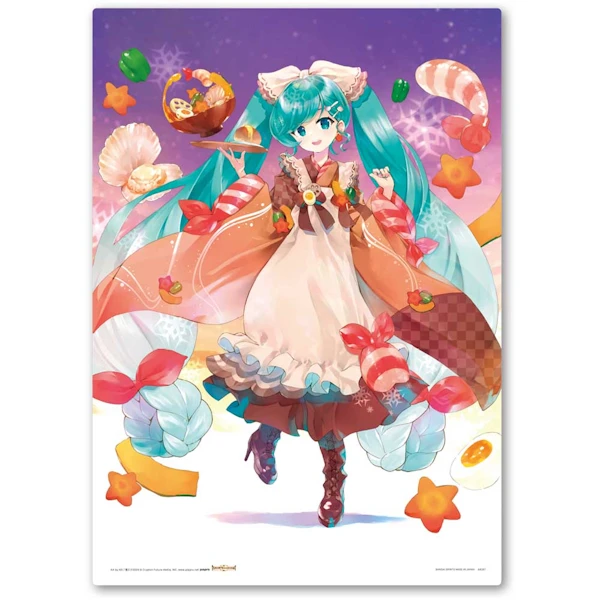 雪初音〜2024〜 KEI A3畫板 約29.7x42cm