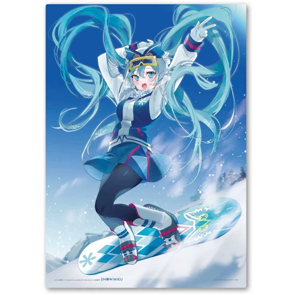 雪初音〜2016〜 美和野らぐ A3畫板 約29.7x42cm