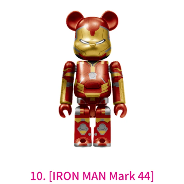 鋼鐵人 Mark44 BE@RBRICK 100% 約7cm