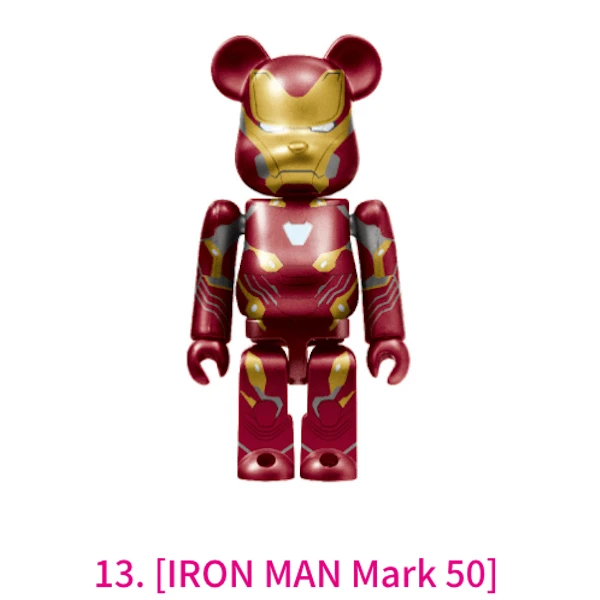 鋼鐵人 Mark50 BE@RBRICK 100% 約7cm