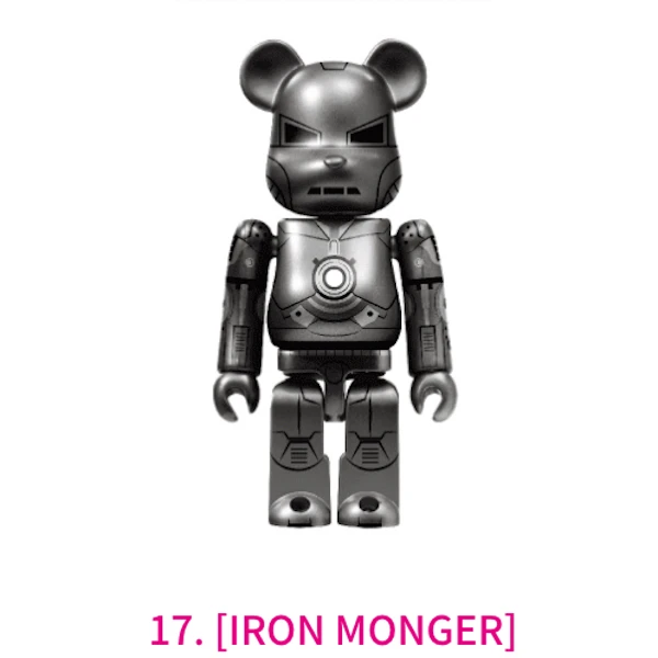 鐵霸王 BE@RBRICK 100% 約7cm