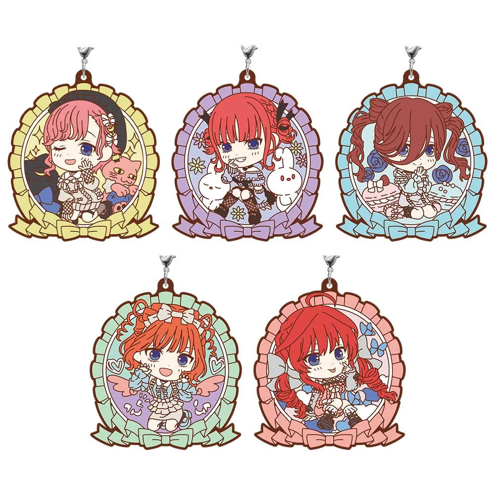 五等分的花嫁 Q版軟膠吊飾 約6.5cm