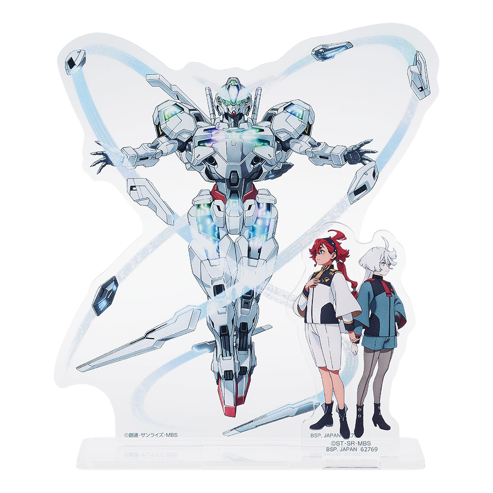 蘇萊塔 & 米奧琳涅 & 風靈鋼彈立牌 約14cm