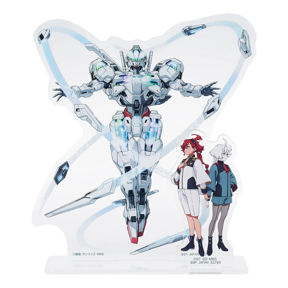 蘇萊塔 & 米奧琳涅 & 風靈鋼彈立牌 約14cm