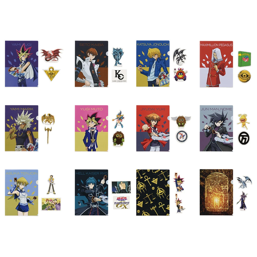 遊戲王 決鬥者／召喚獸／千年神器 A4資料夾&貼紙組