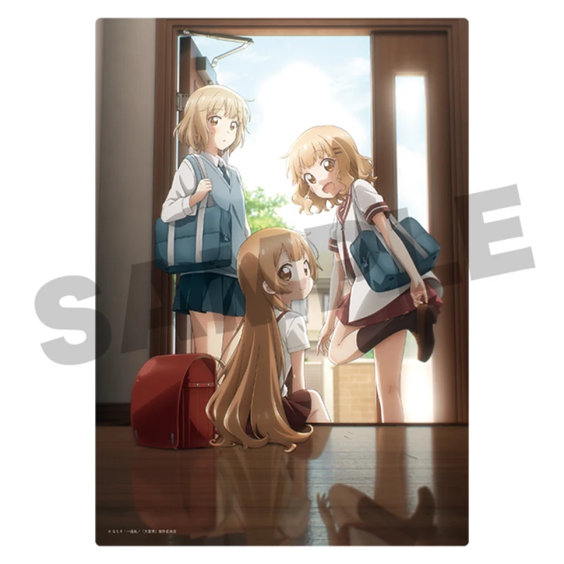 大室家 三姊妹 學生服 A3畫板立板 約42×29cm