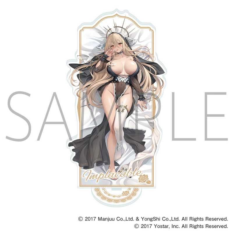 怨仇 HMS Implacable 戰鬥服 立牌 不同表情ver. 約20×10cm