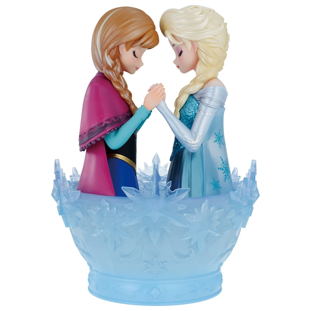 冰雪奇缘 安娜&艾莎 半身胸像模型 最後賞ver. 約15cm