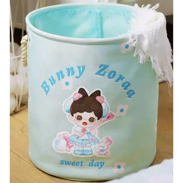 Zoraa 打掃清潔造型 衣物收納桶(可壓縮折疊)