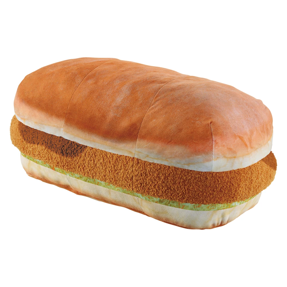 味噌豬排方堡 抱枕 約50cm