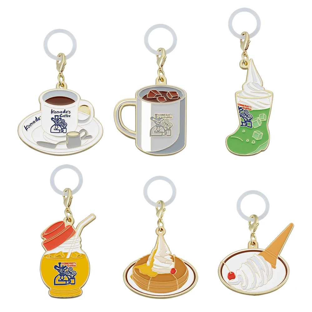客美多 點心飲品 金屬吊飾 約4cm~約5.5cm
