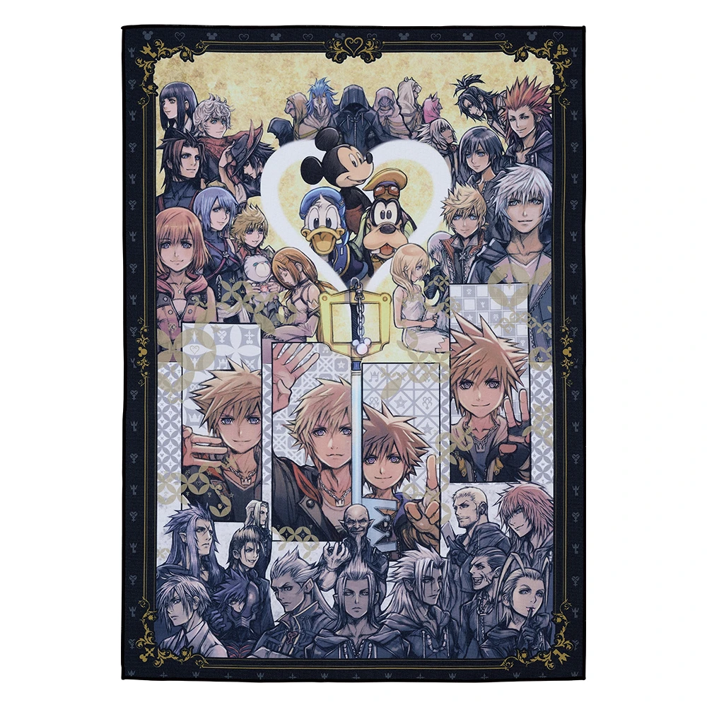 KINGDOM HEARTS 20周年 野村哲也 群星款浴巾 約90cm
