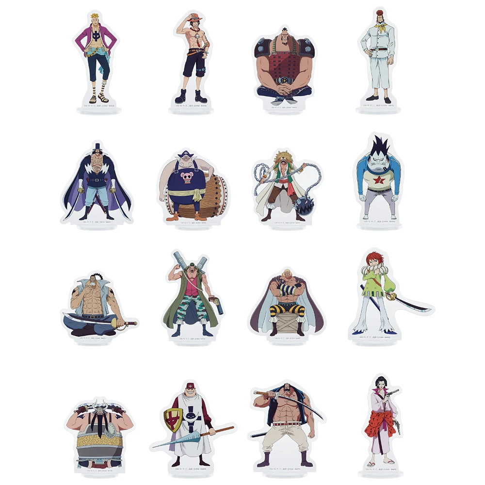 白鬍子海賊團 ～16名隊長～ 壓克力立牌 約8cm