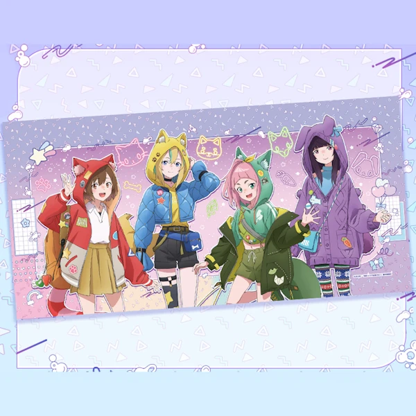 夜晚的水母不會游泳 街頭風 Cosplay 主題浴巾 約60×120cm