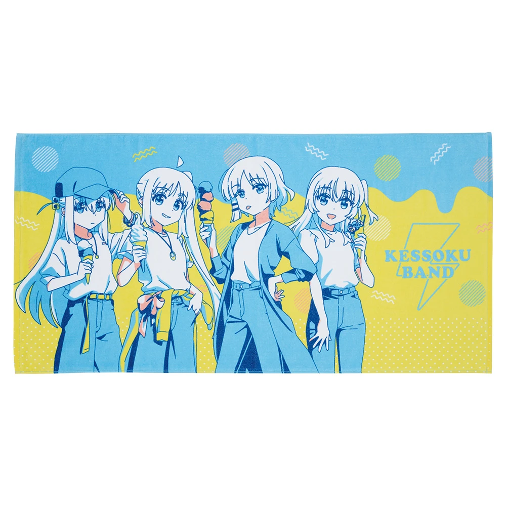 Bocchi the Rock! 夏日冰品 主題浴巾 約120cm
