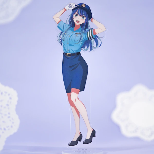 黒川あかね 女警官. BIG壓克力立牌 約18cm