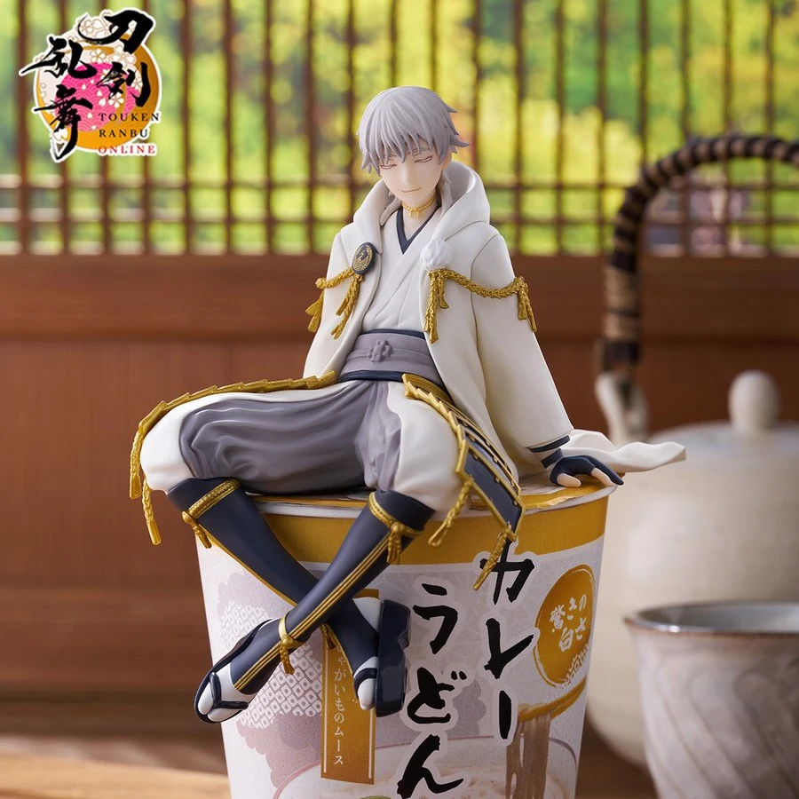 鶴丸國永 閉眼 泡麵蓋公仔 最後賞ver. 約14cm