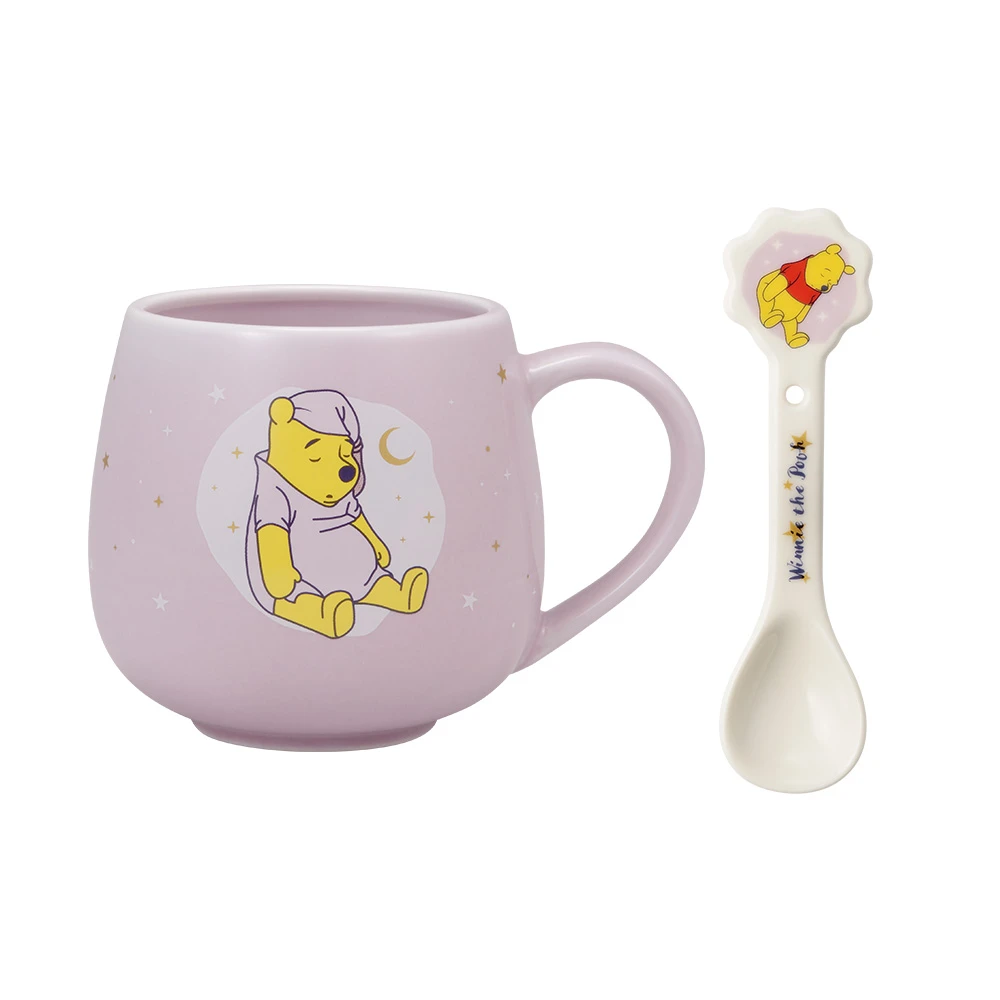 Winnie-the-Pooh 睡衣 美夢 馬克杯組 約8cm