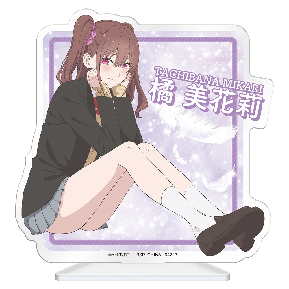 橘美花莉 模特兒 立牌 約12cm