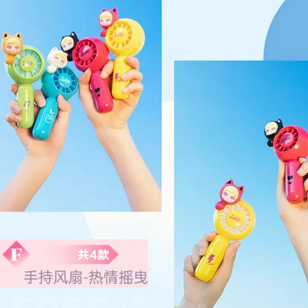 Dora 熱情搖曳 手持風扇 約15×7.5×5.5cm