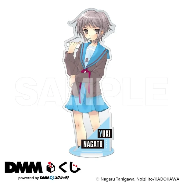 長門有希 眼鏡娘 立牌 約15cm