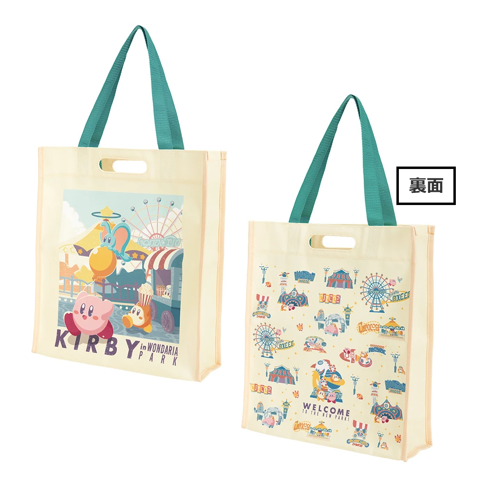 星星卡比 KIRBY in WONDARIA PARK 紀念品商店 手提袋 約40cm