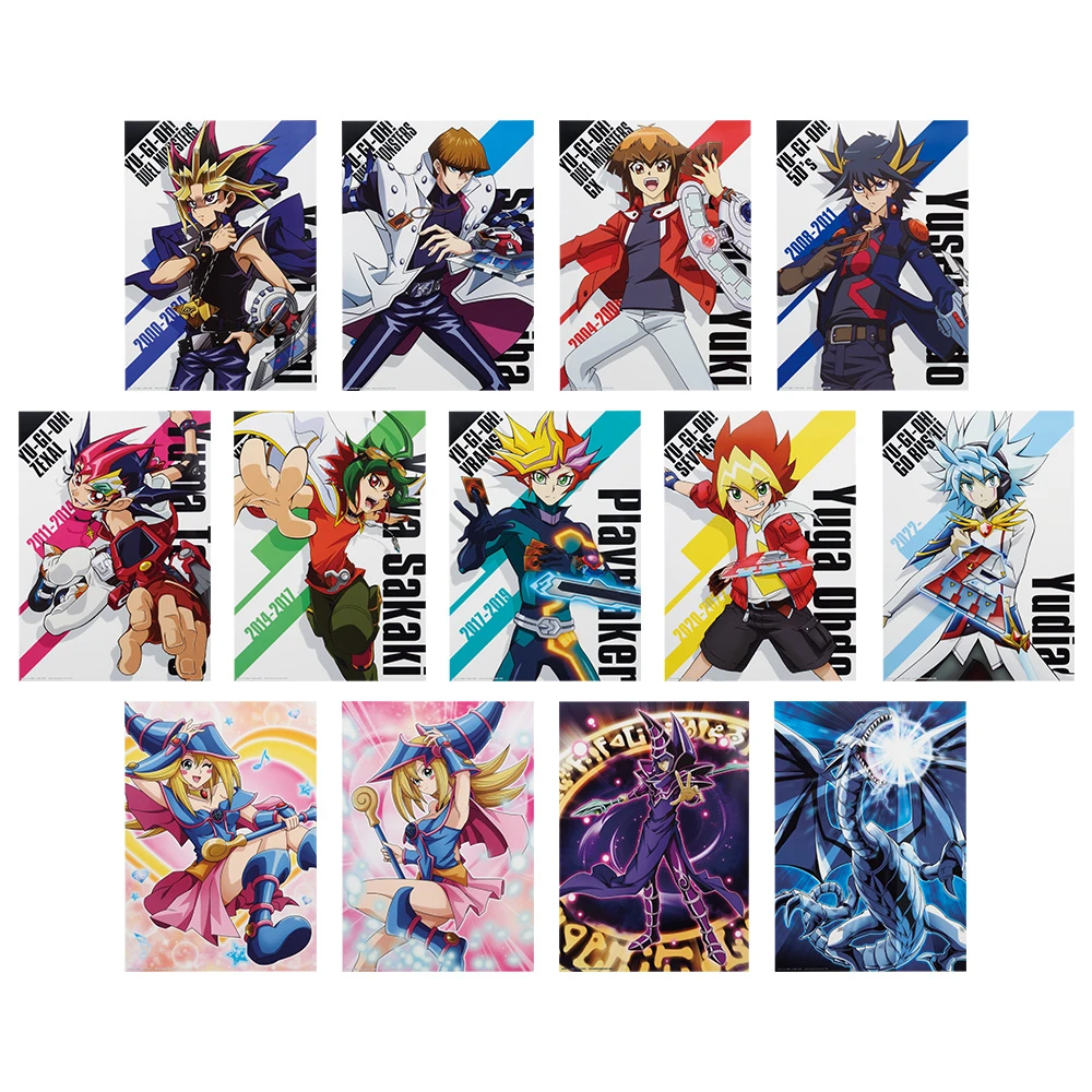 武藤遊戲／海馬瀨人／遊城十代／不動遊星／九十九遊馬／楊桐游矢...等 A3壓克力海報