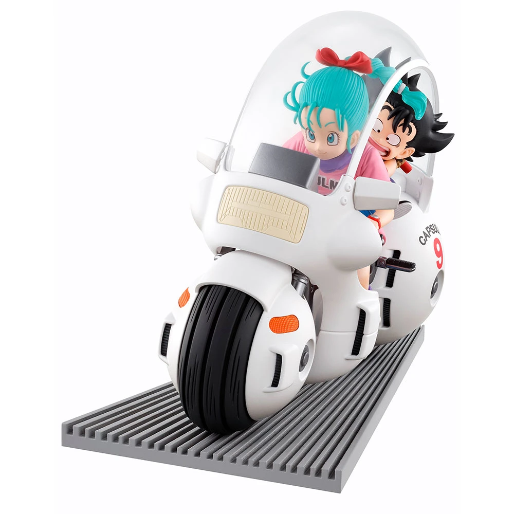 小悟空＆布瑪 膠囊9號 摩托車 模型 約12cm