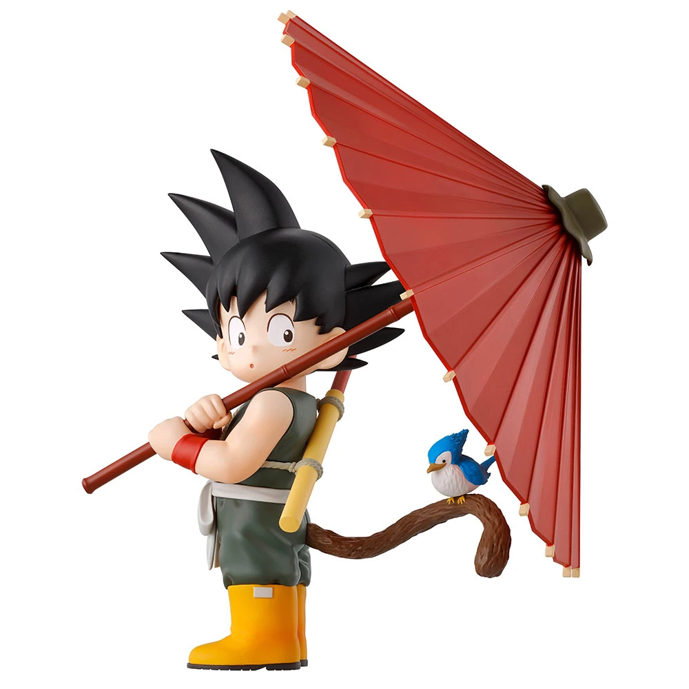七龍珠 悟空小時候 撐傘 模型 約13cm