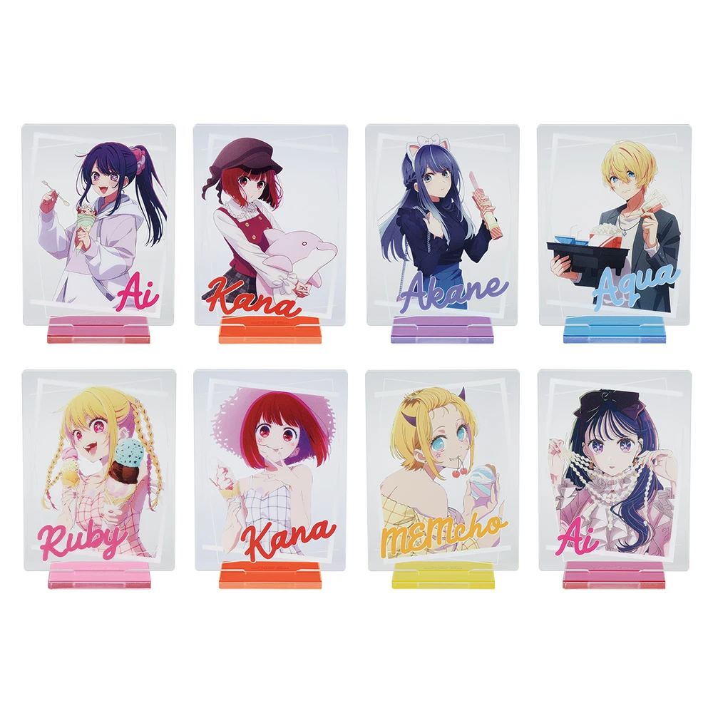 Ai／Kana／Akane／Aqua／Ruby／MEMcho 角色立牌 約8cm