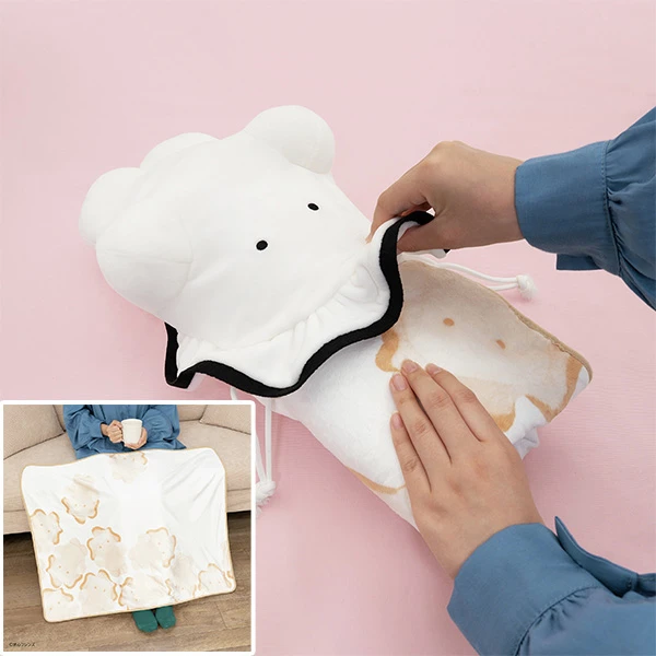 生蠔寶寶 設計膝上毯 約90×70cm
