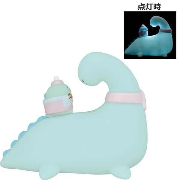 蜥蜴（恐龍）&媽媽 造型紓壓沐浴氣氛燈 約15cm