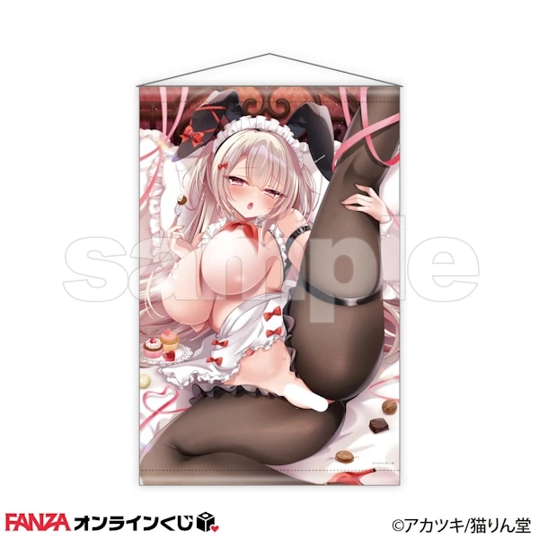 B1大掛軸 兔女郎 約70.7×100cm