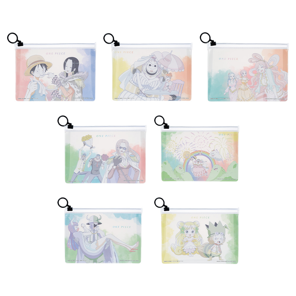 白星／羅拉／蕾貝卡／希娜／BIG MOM／蔓雪莉／烏爾蒂 拉鍊式收納包 約18×13cm