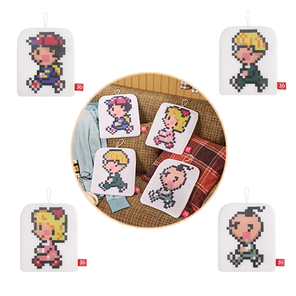 MOTHER2 奈斯／寶拉／傑夫／普— 洗衣網袋 約30cm