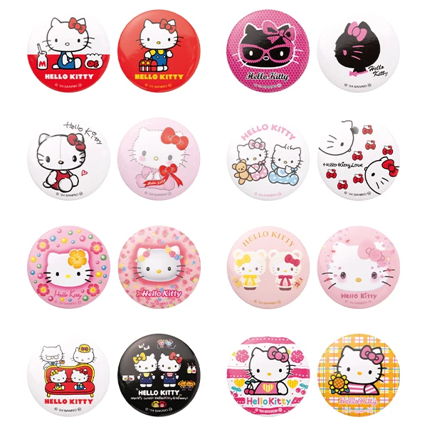 Hello Kitty 50周年 歷年演進徽章組 約5.6cm