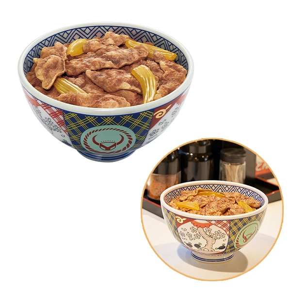 吉野家 並盛牛丼 仿真 食物模型 約14cm