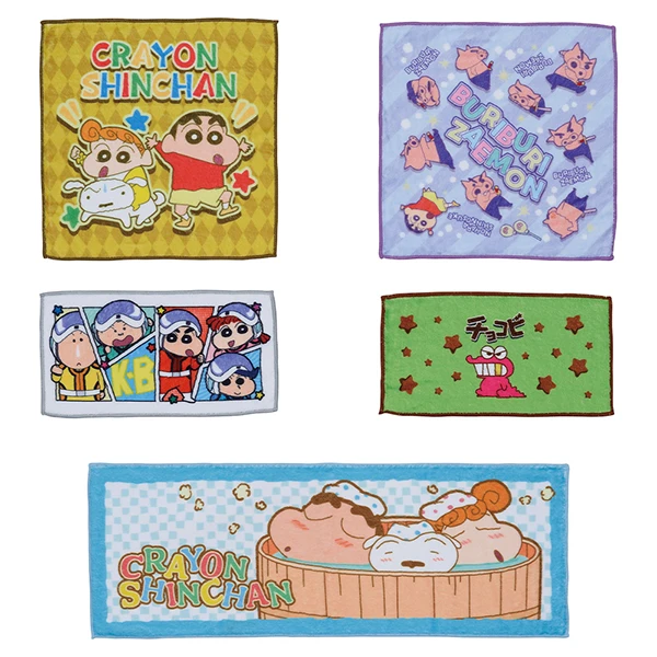 蠟筆小新 小長巾約25cm／方巾約25cm／長巾約60cm
