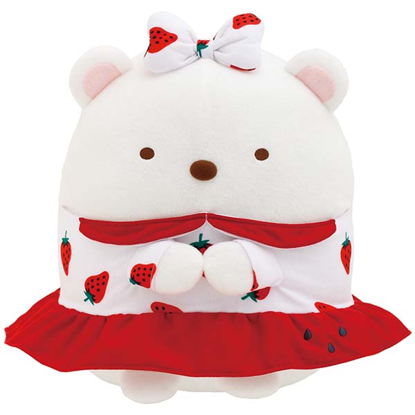 白熊 草莓牛奶糖ver. 娃娃 約30cm
